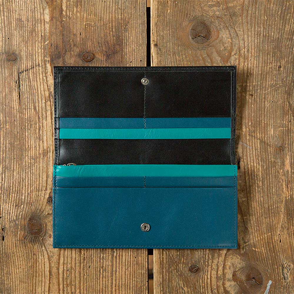 フラップバイカラー長財布（シングルホック） 画像 5