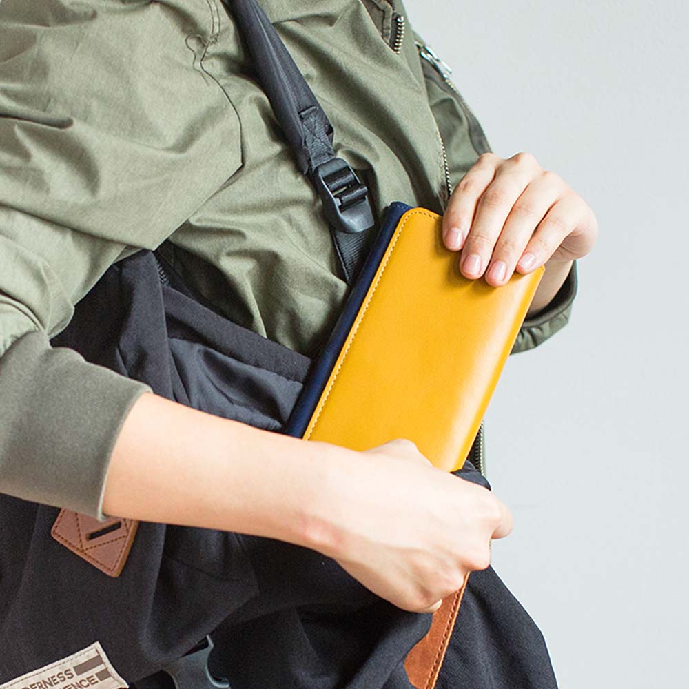 フラップバイカラー長財布（ダブルホック） 画像 7