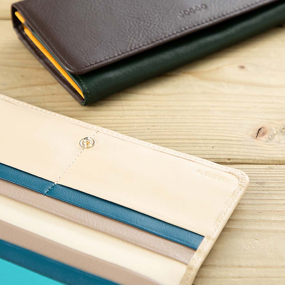 フラップバイカラー長財布（ダブルホック） 画像 3