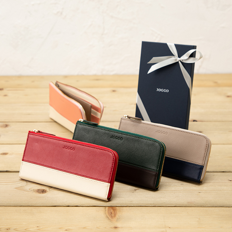 Lファスナー長財布 バイカラー Joggo ジョッゴ