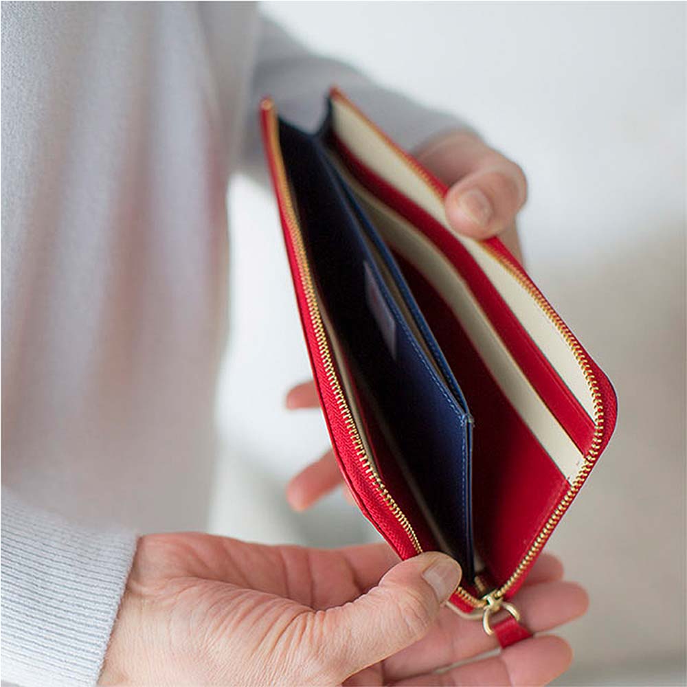 Ｌファスナー長財布（バイカラー） 画像 7