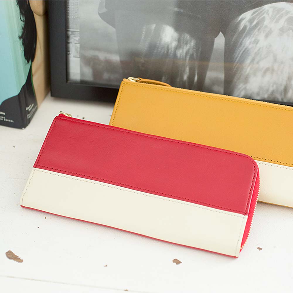 Ｌファスナー長財布（バイカラー） 画像 4