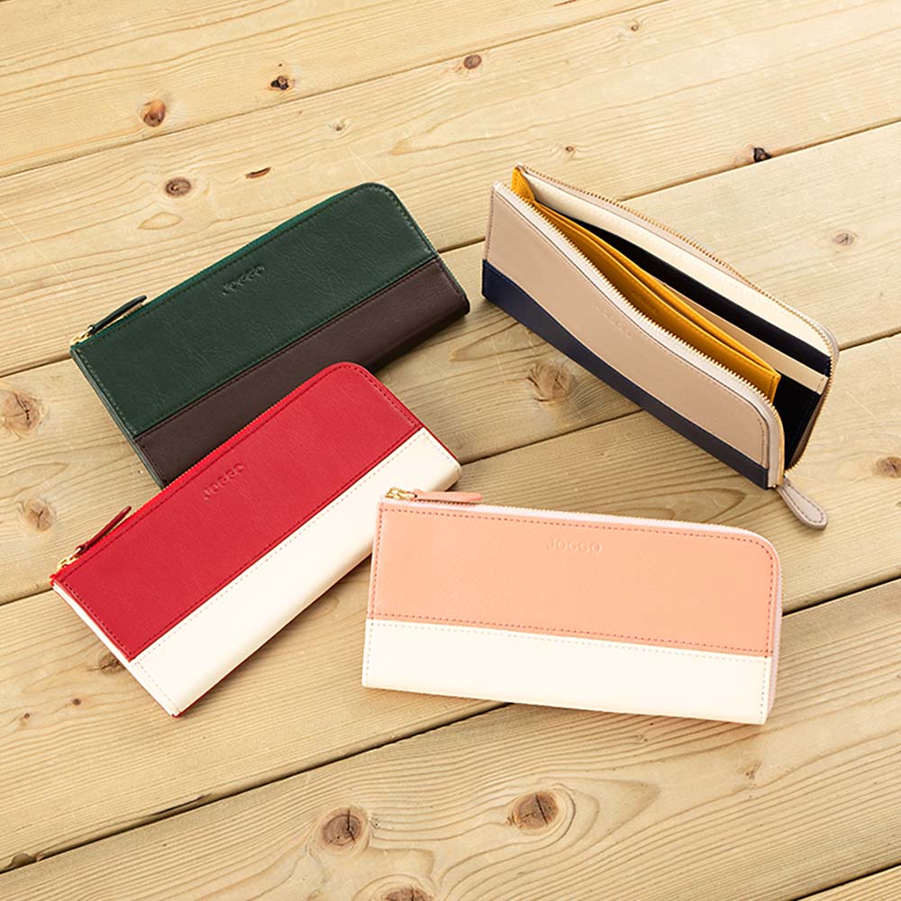 Ｌファスナー長財布（バイカラー） 画像 1