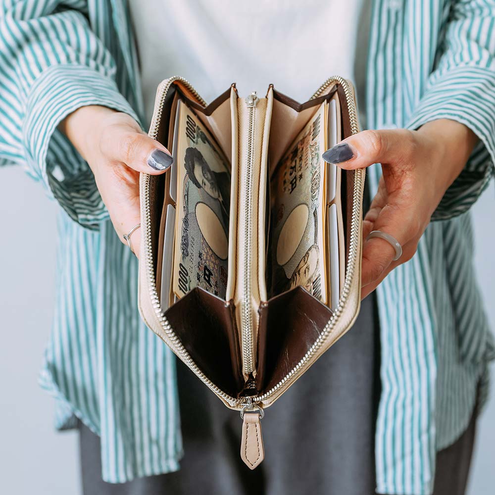シンプルラウンド長財布 サムネイル画像 23