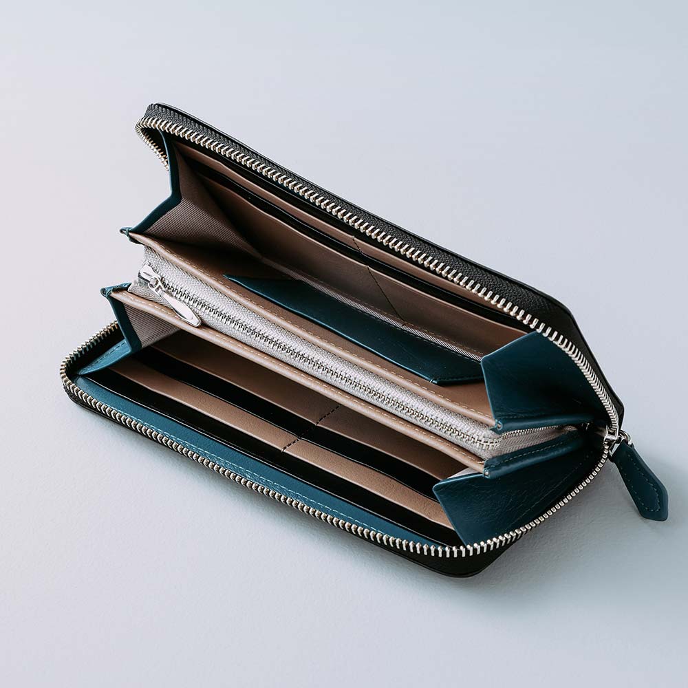 シンプルラウンド長財布 サムネイル画像 4