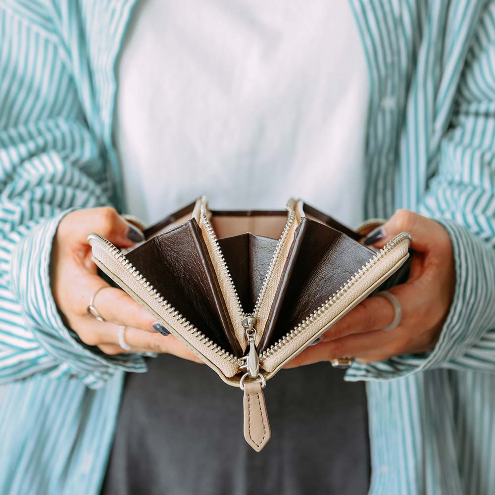 シンプルラウンド長財布 画像 12