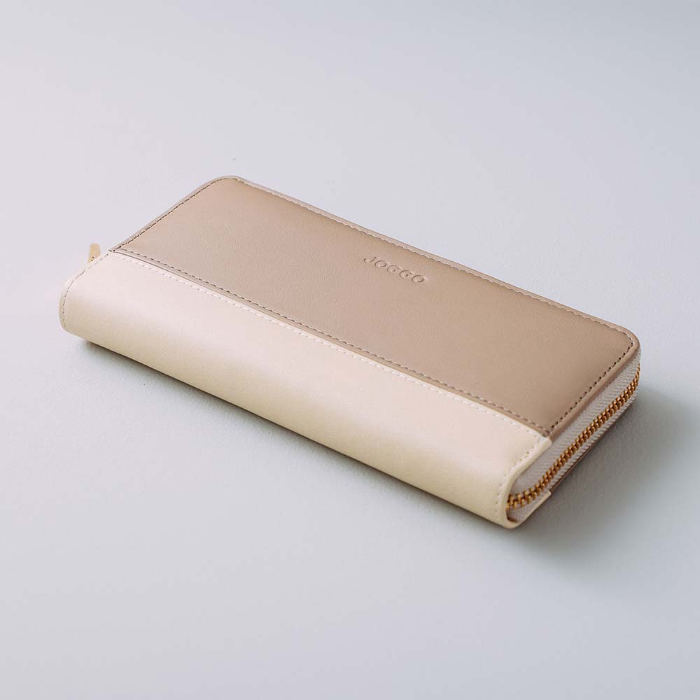 シンプルラウンド長財布（バイカラー） 画像 3