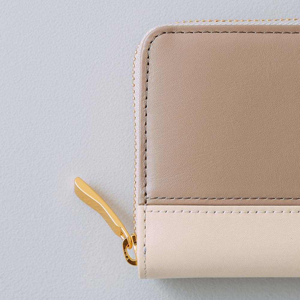 シンプルラウンド長財布（バイカラー） 画像 6