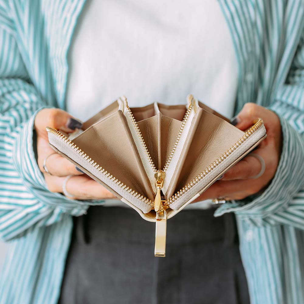 シンプルラウンド長財布（バイカラー） 画像 16