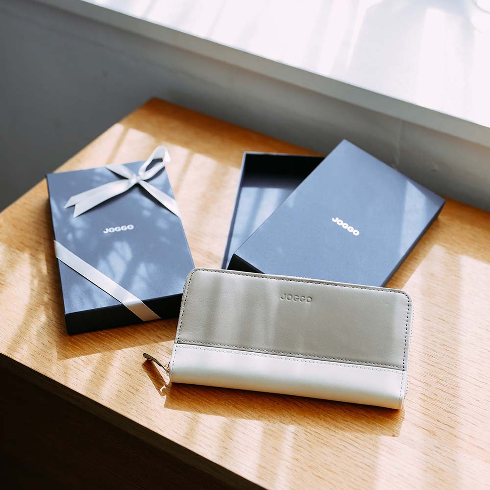 シンプルラウンド長財布（バイカラー） 画像 9