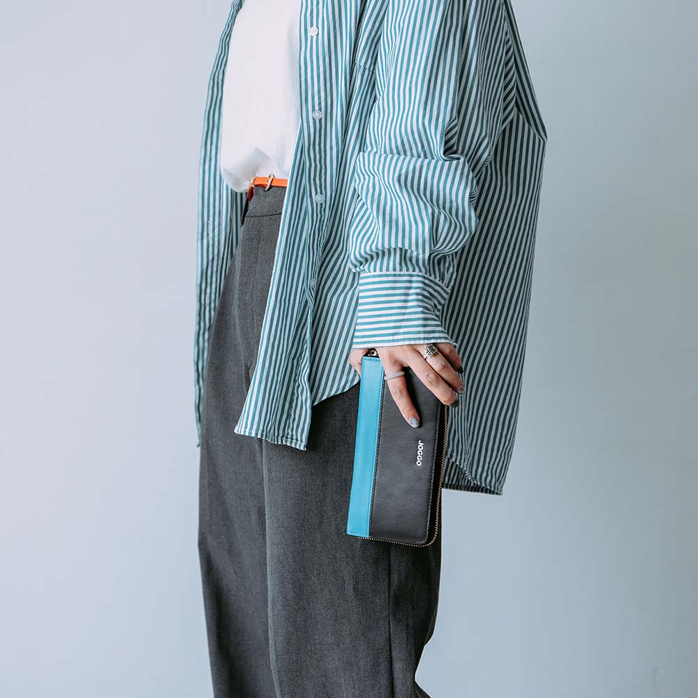 シンプルラウンド長財布（バイカラー） 画像 15