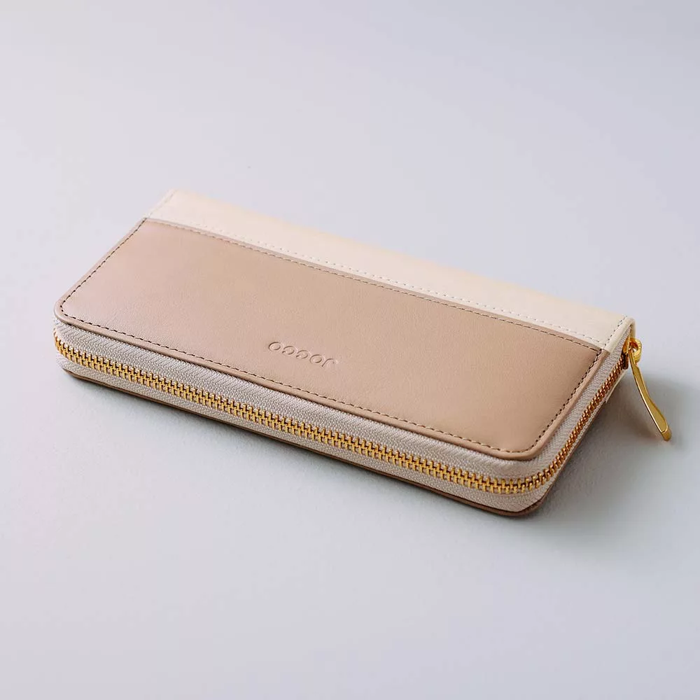 シンプルラウンド長財布（バイカラー） 画像 5