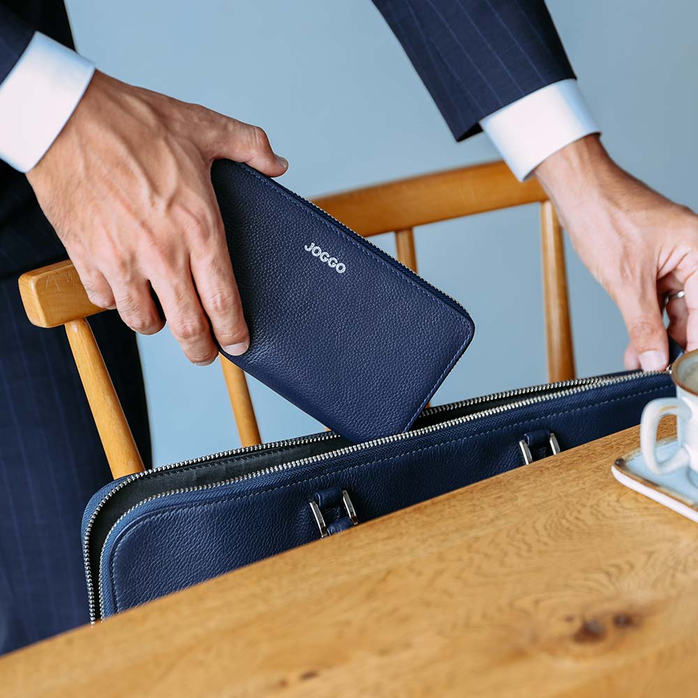 シンプルラウンド長財布（エンボス） 画像 10