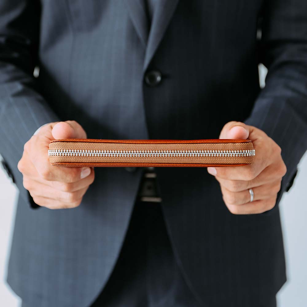 シンプルラウンド長財布（エンボス） 画像 14