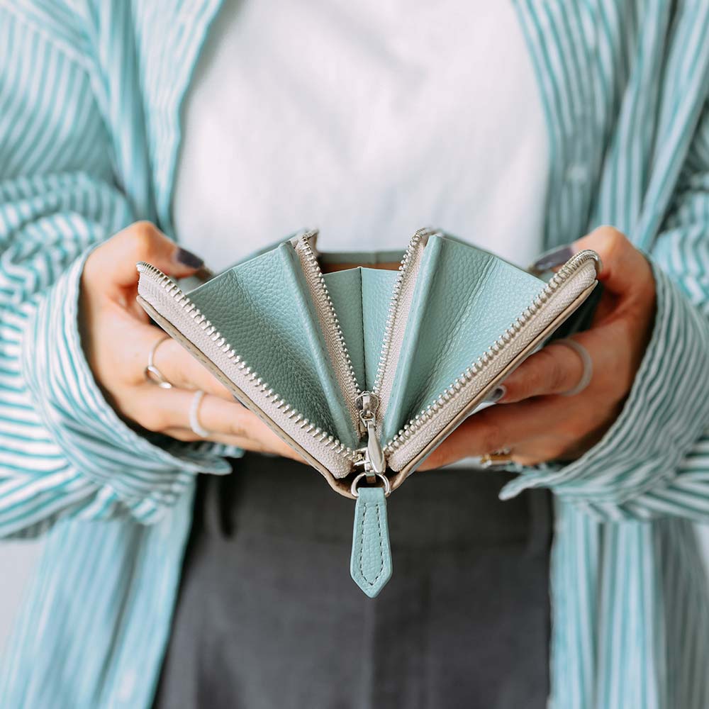 シンプルラウンド長財布（エンボス） 画像 12