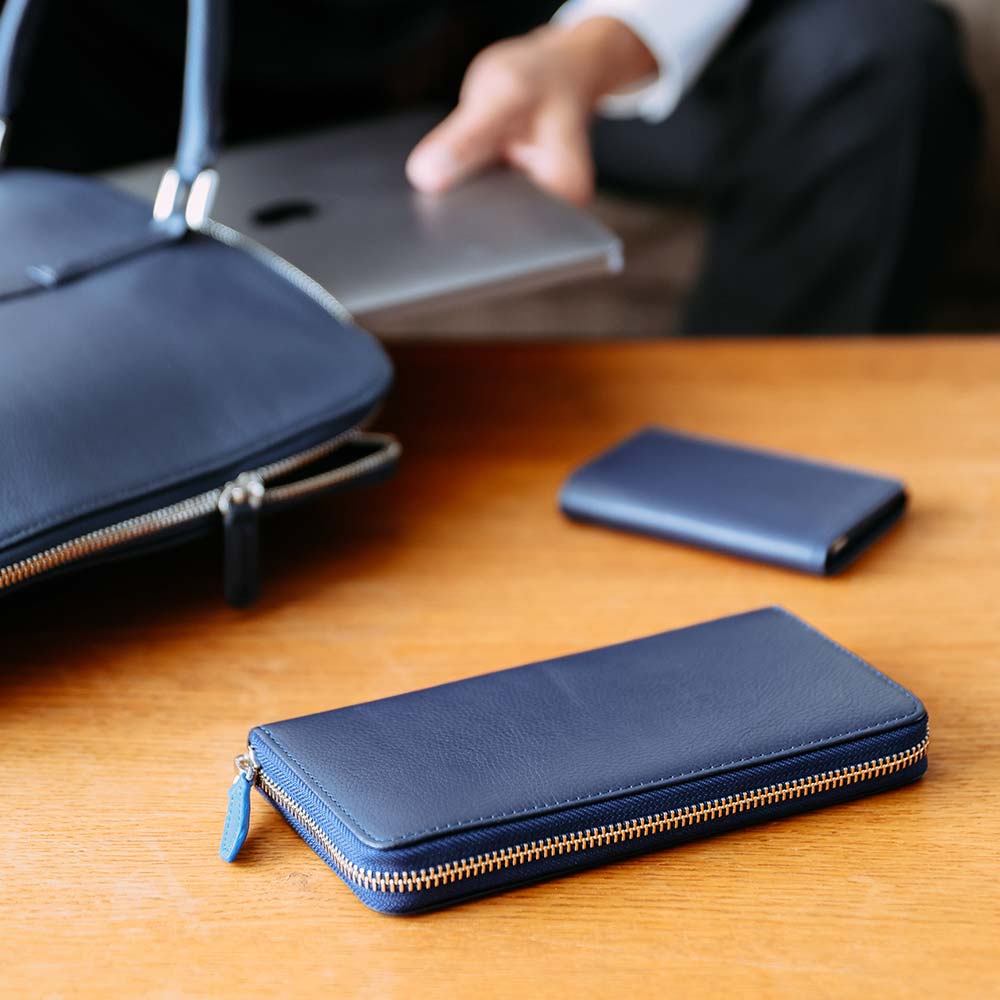 シンプルラウンド長財布（エンボス） 画像 11