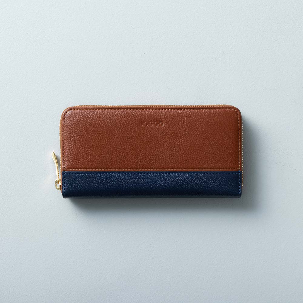 シンプルラウンドバイカラー長財布（エンボス） サムネイル画像 34