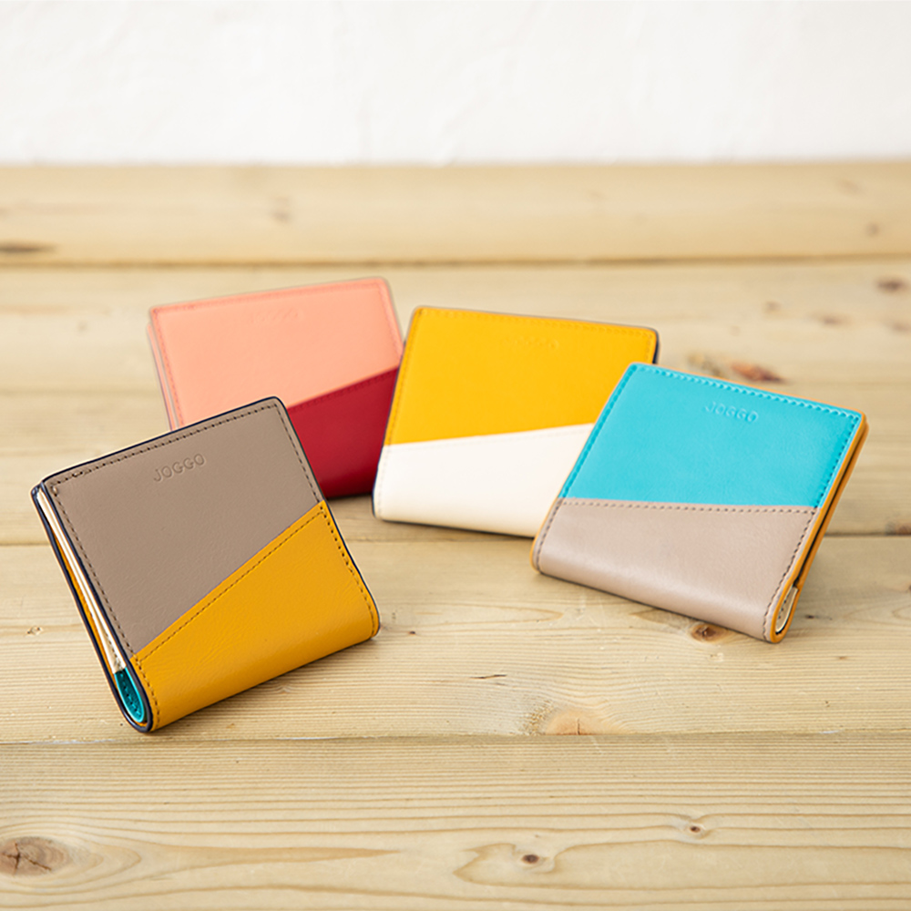 ２つ折りエッジカラー財布（アシンメトリー） 画像 2