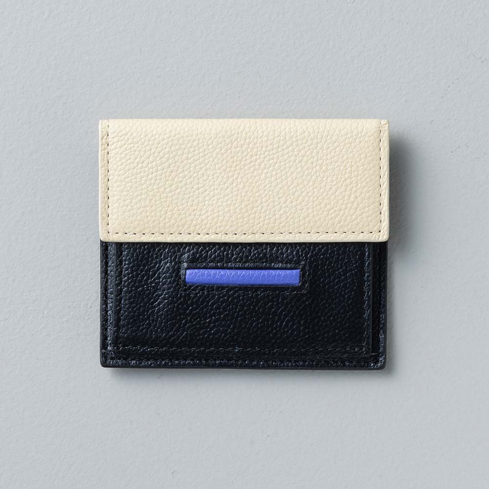 ルーフミニウォレット - 使用カラー：ピュアブラック・アイボリーホワイト・トワイライトアース