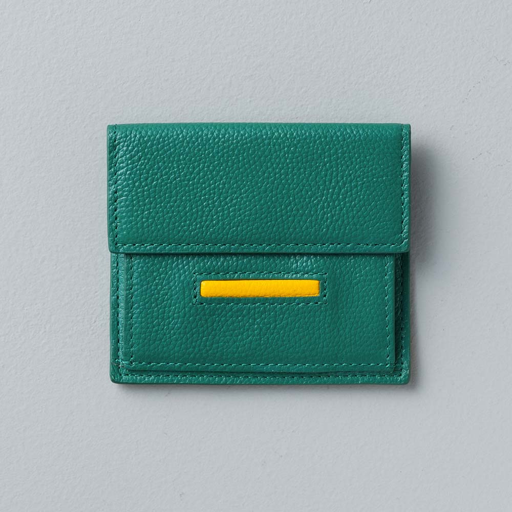 ルーフミニウォレット - 使用カラー：ヒイラギリーフ・ハニービー