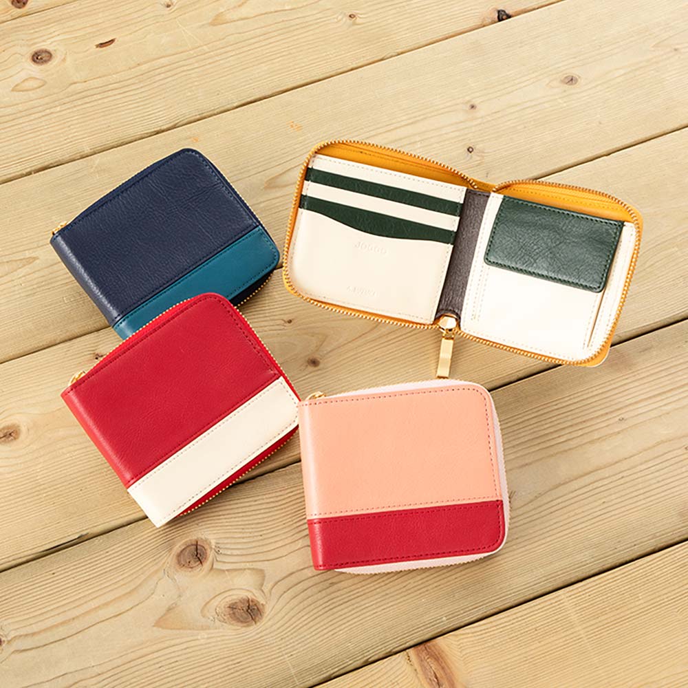 商品画像 ラウンド2つ折り財布(バイカラー)