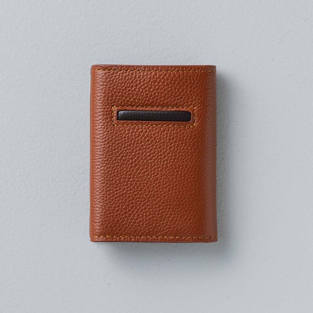 ミニマムウォレット - 使用カラー：マロンブラウン・エスプレッソブラウン