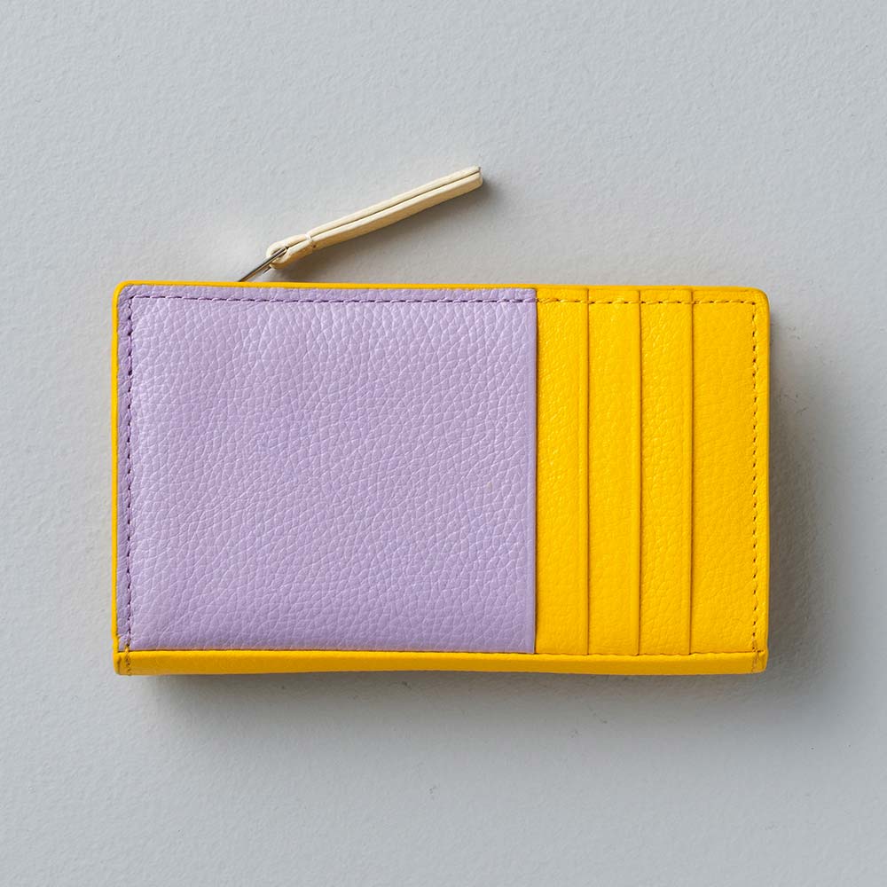 フラグメントケース（マチ付き） - 使用カラー：ハニービー・アジサイドロップ・アイボリーホワイト