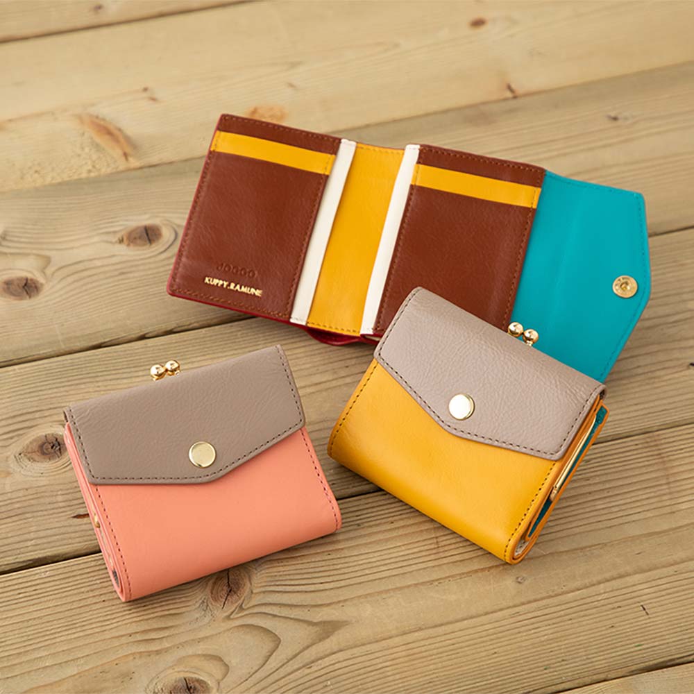 がま口２つ折り財布 画像 1