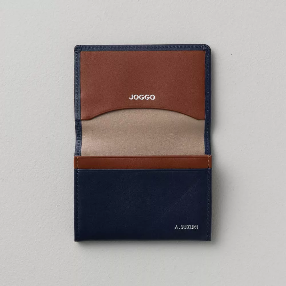 シンプル名刺入れ | オーダーメイド革製品「JOGGO」