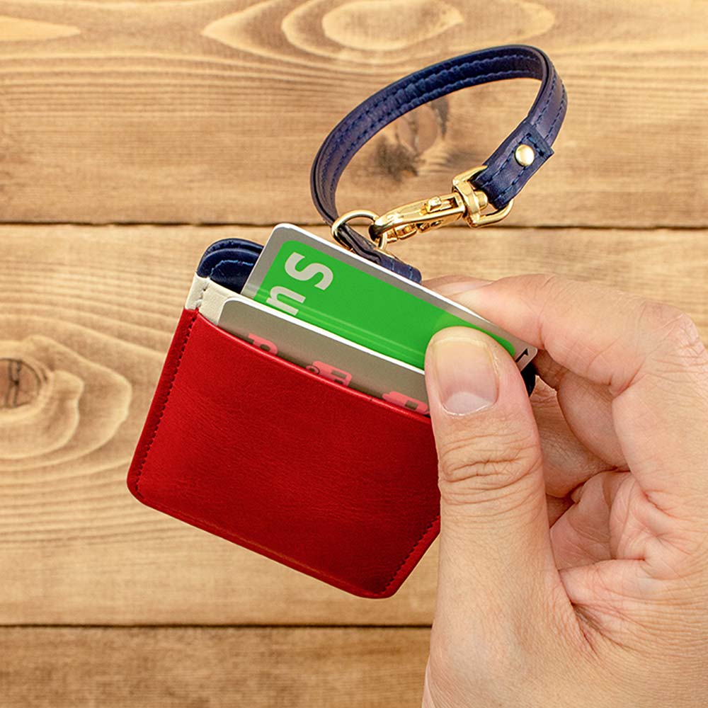 ストラップ付きパスケース（Suica用） | オーダーメイド革製品「JOGGO」