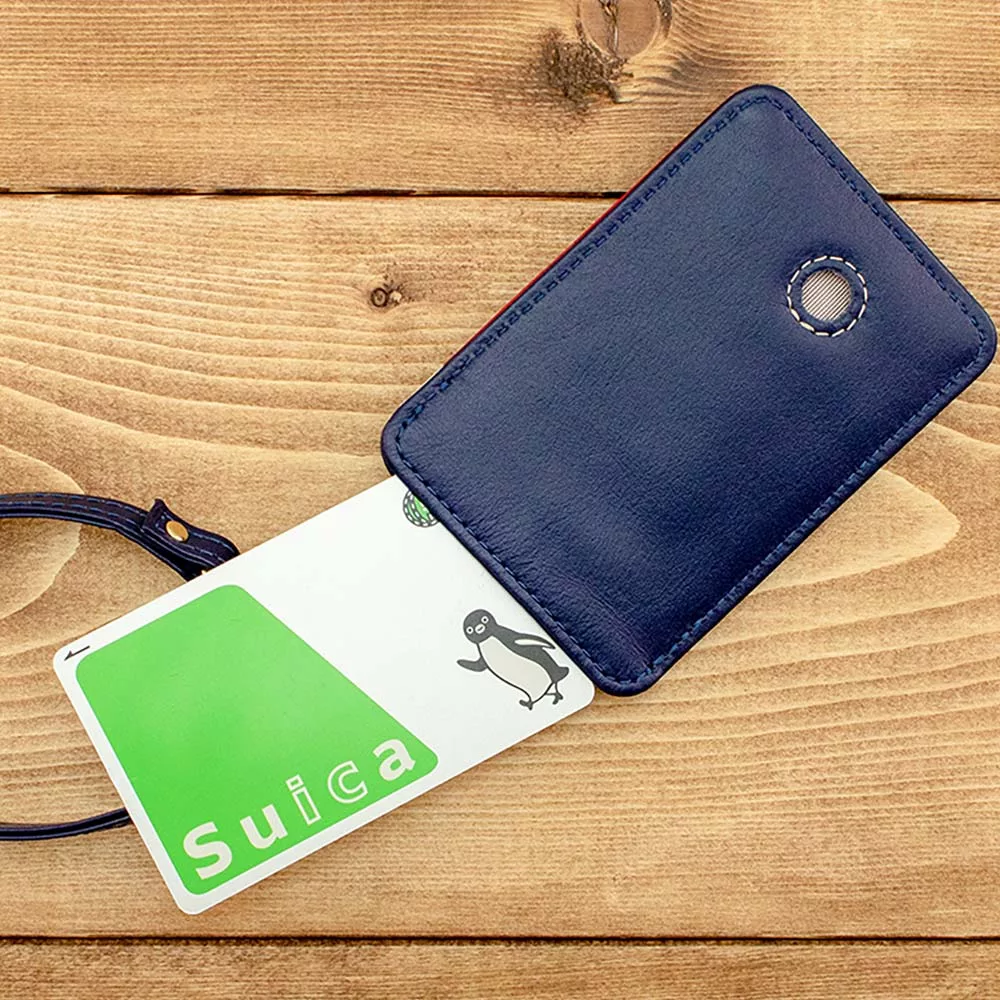 ストラップ付きパスケース（Suica用） | オーダーメイド革製品「JOGGO」