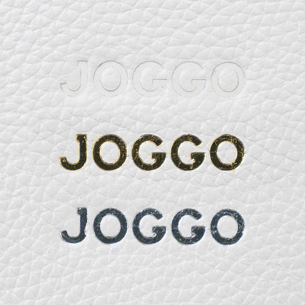 マカロンミニポーチ - ＪＯＧＧＯロゴ刻印は【ゴールド・シルバー・型押し・刻印なし】からお選びいただけます。（フォント変更は対応できません）