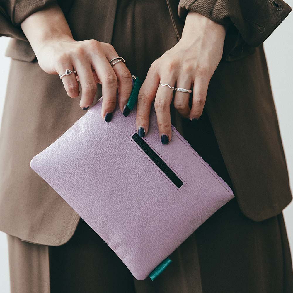 フラットレザーポーチＭ 画像 14