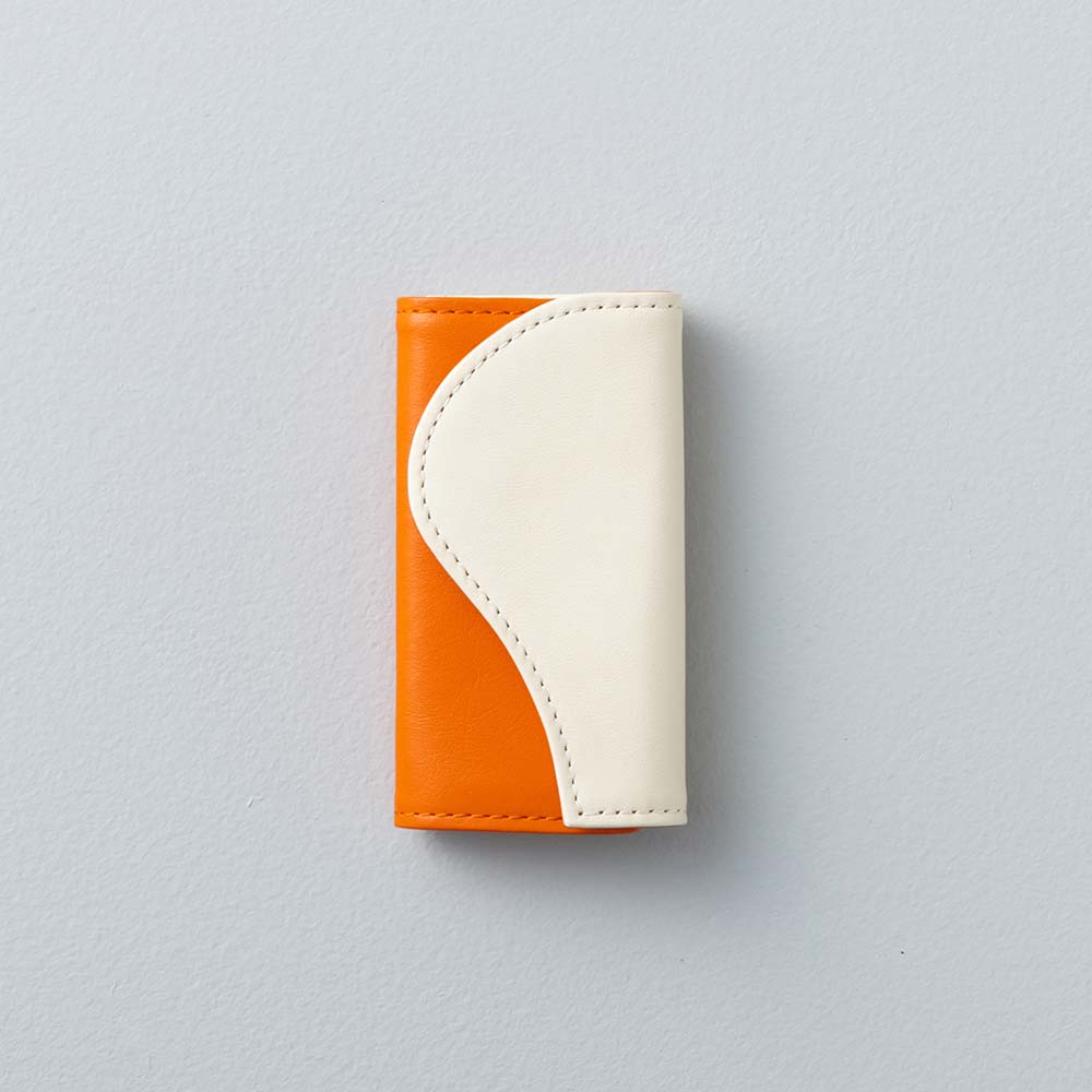 スリムキーケース - 使用カラー：ビブラントサン・アイボリーホワイト