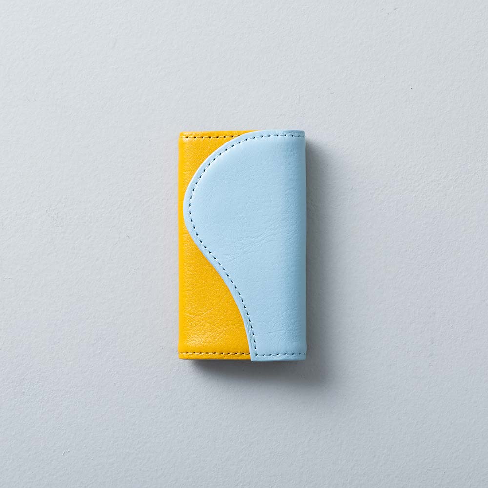 スリムキーケース - 使用カラー：ハニービー・シャーベットブルー