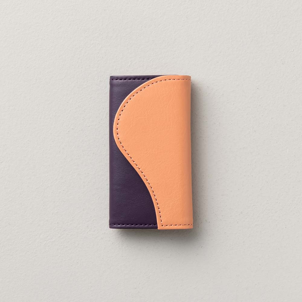 スリムキーケース - 使用カラー：ロイヤルパープル・フラミンゴピンク