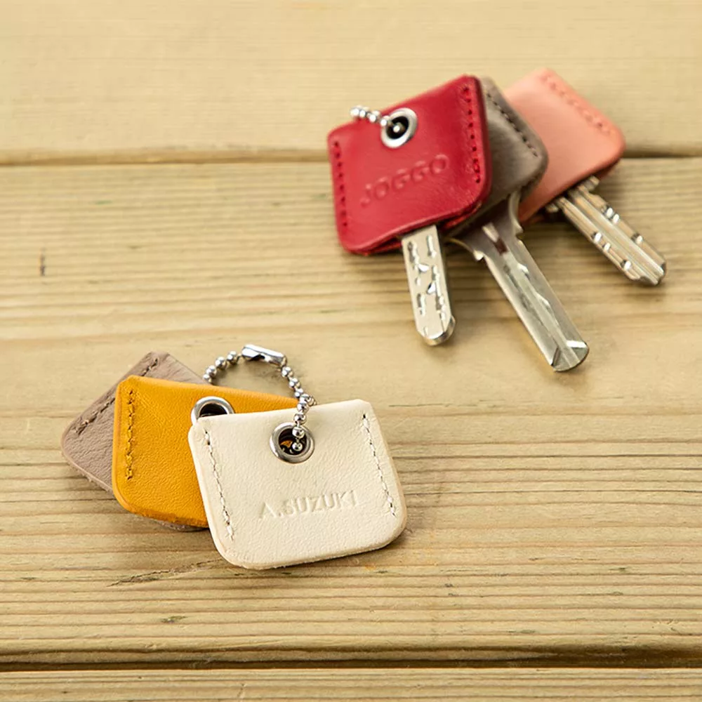 四角いキーカバー（3個セット） | オーダーメイド革製品「JOGGO」