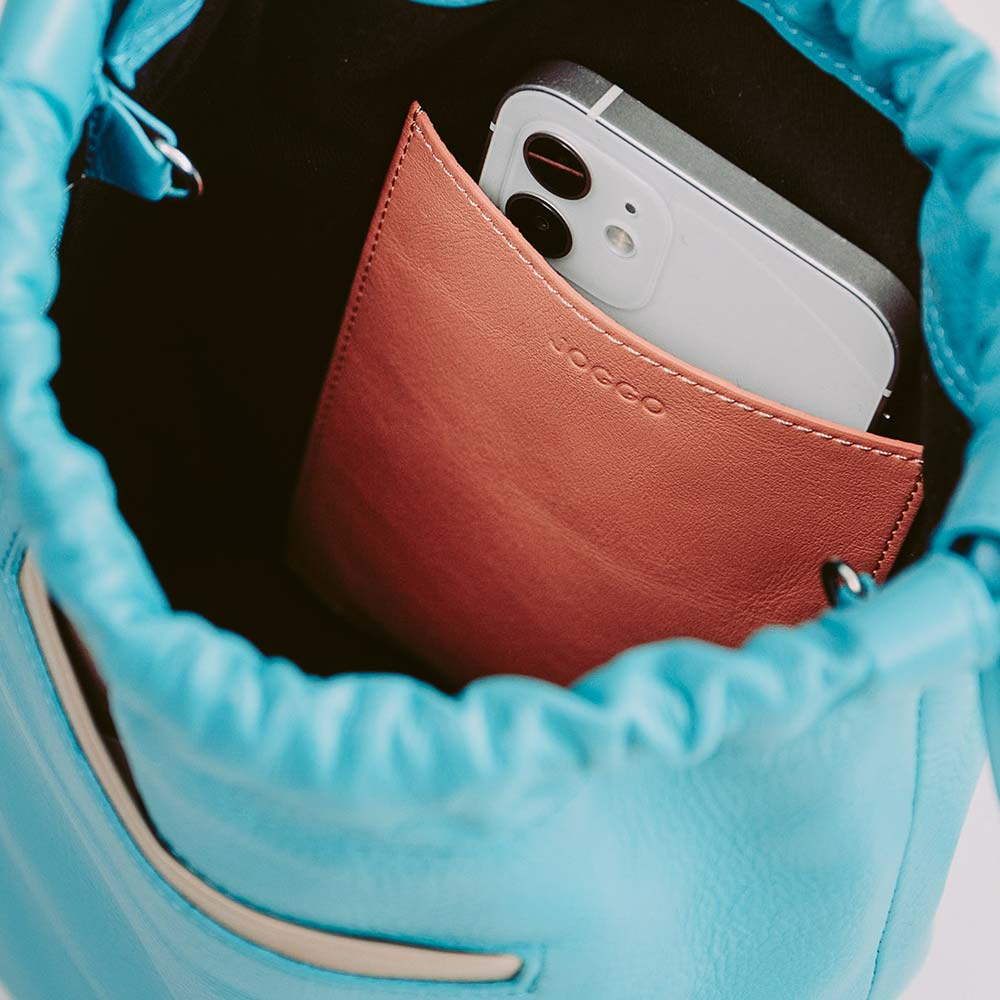 レザー巾着バッグ 画像 20