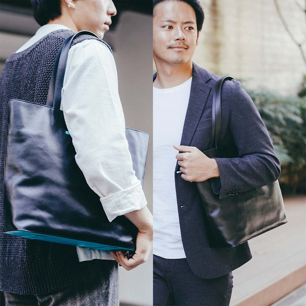 サコッシュ付きトートバッグ - 通学・通勤でも合わせやすいシンプルなデザイン