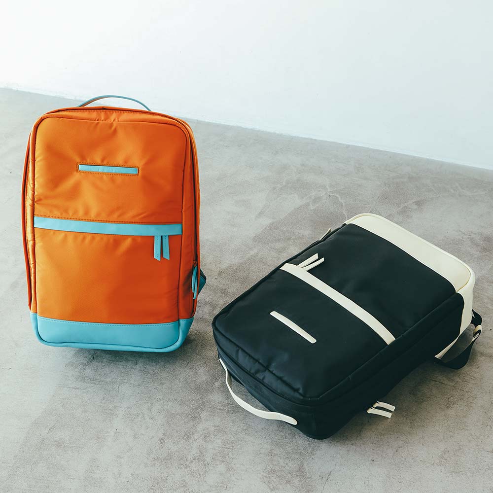 CORDURA® ECO ビジネスバックパック - 5か所のカラーカスタマイズ&金具色の選択が可能となっているので、カスタマイズ次第でどんな職種にも対応できます。ビジネスだけでなくプライベートリュックとしてもおすすめです。