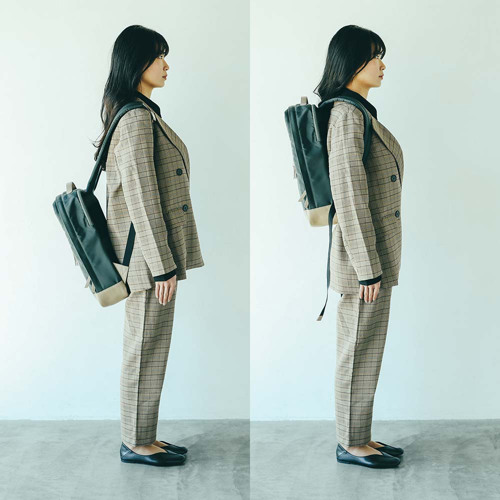 CORDURA® ECO ビジネスバックパック - 肩ベルト部分は、簡単に調整できます。身長や好みに合わせて50〜99cmまで調整できます。身長の低い方も高い方もお使い頂ける長さです。
