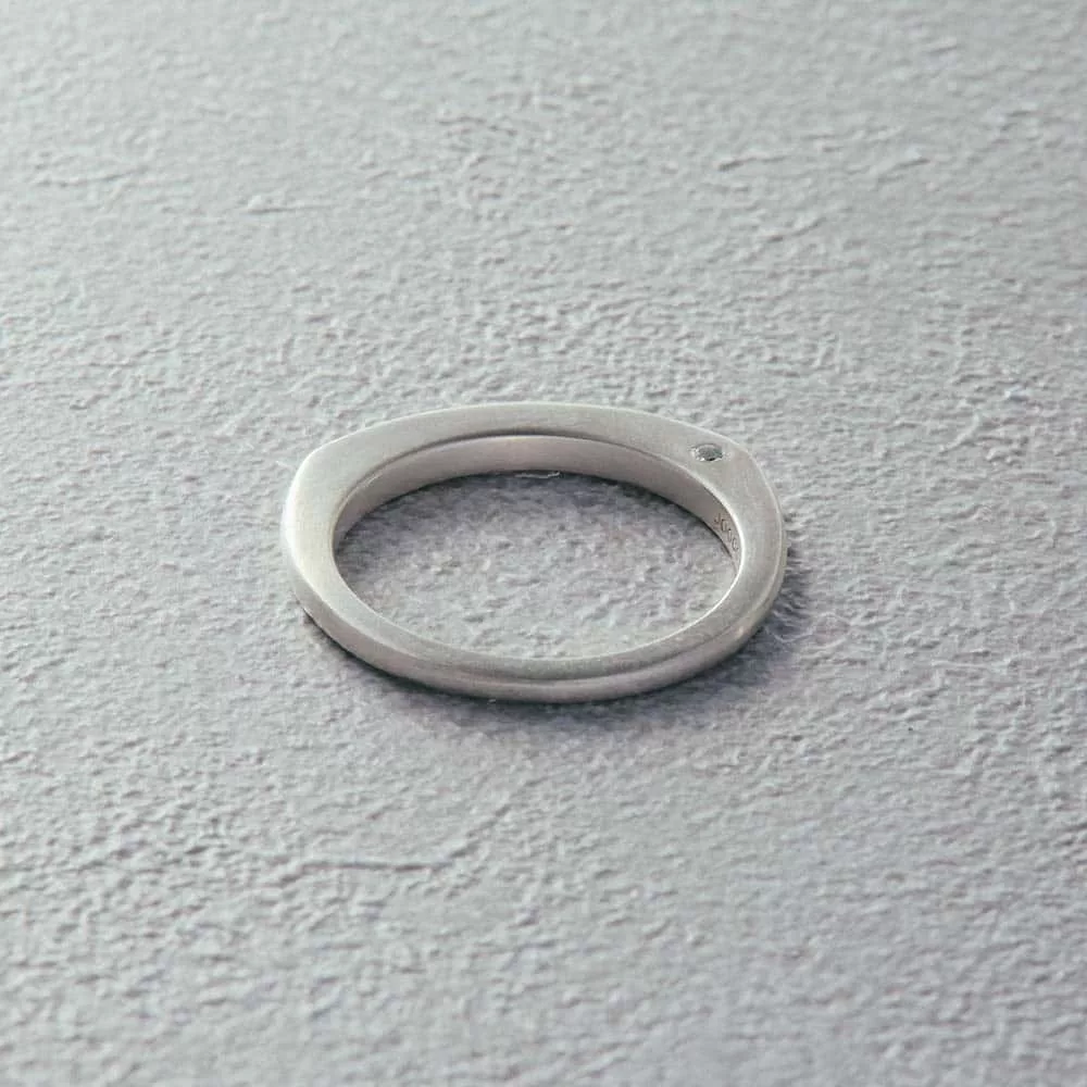【パシュ】サイドストーンリング 2mm 画像 3