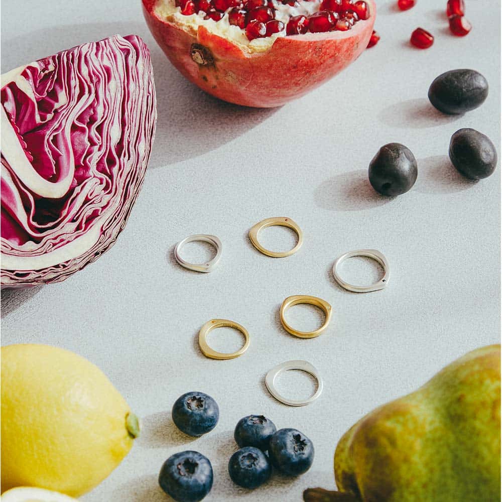 【パシュ】サイドストーンリング 2mm 画像 25