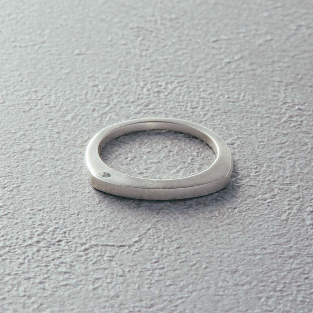 【パシュ】サイドストーンリング 2mm 画像 3