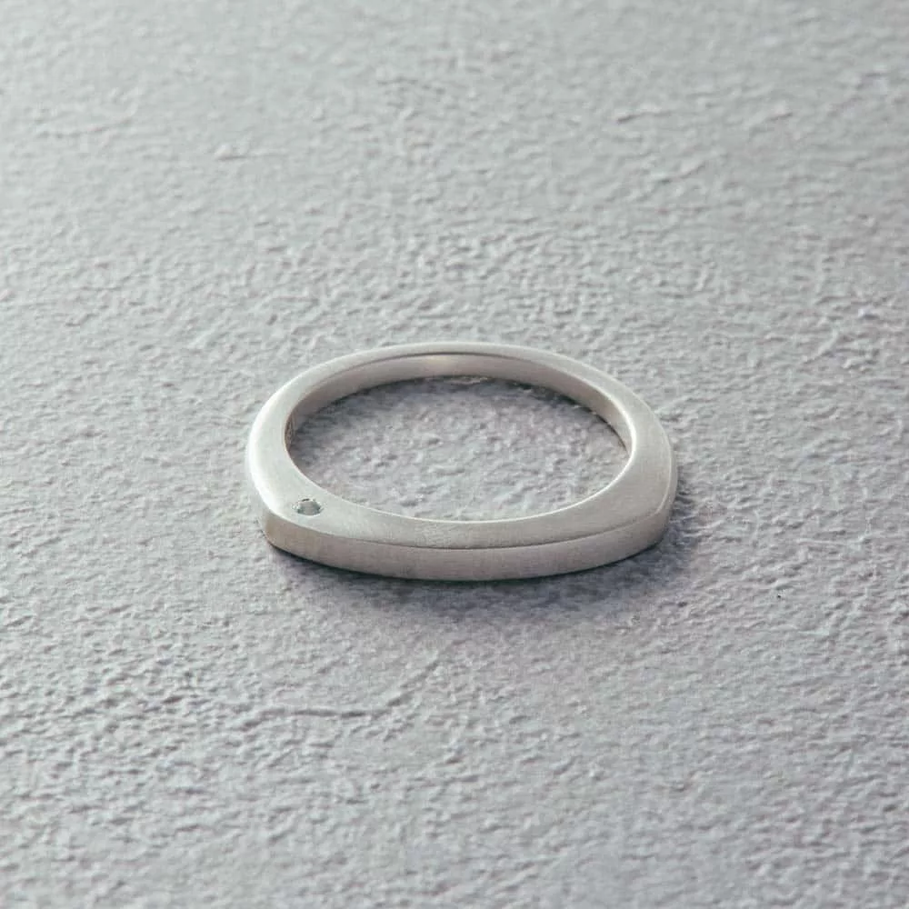 【パシュ】サイドストーンリング 2mm 画像 4