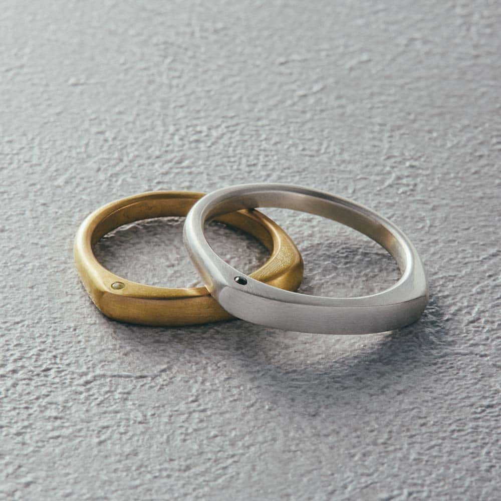 商品画像 【パシュ】サイドストーンリング 3mm