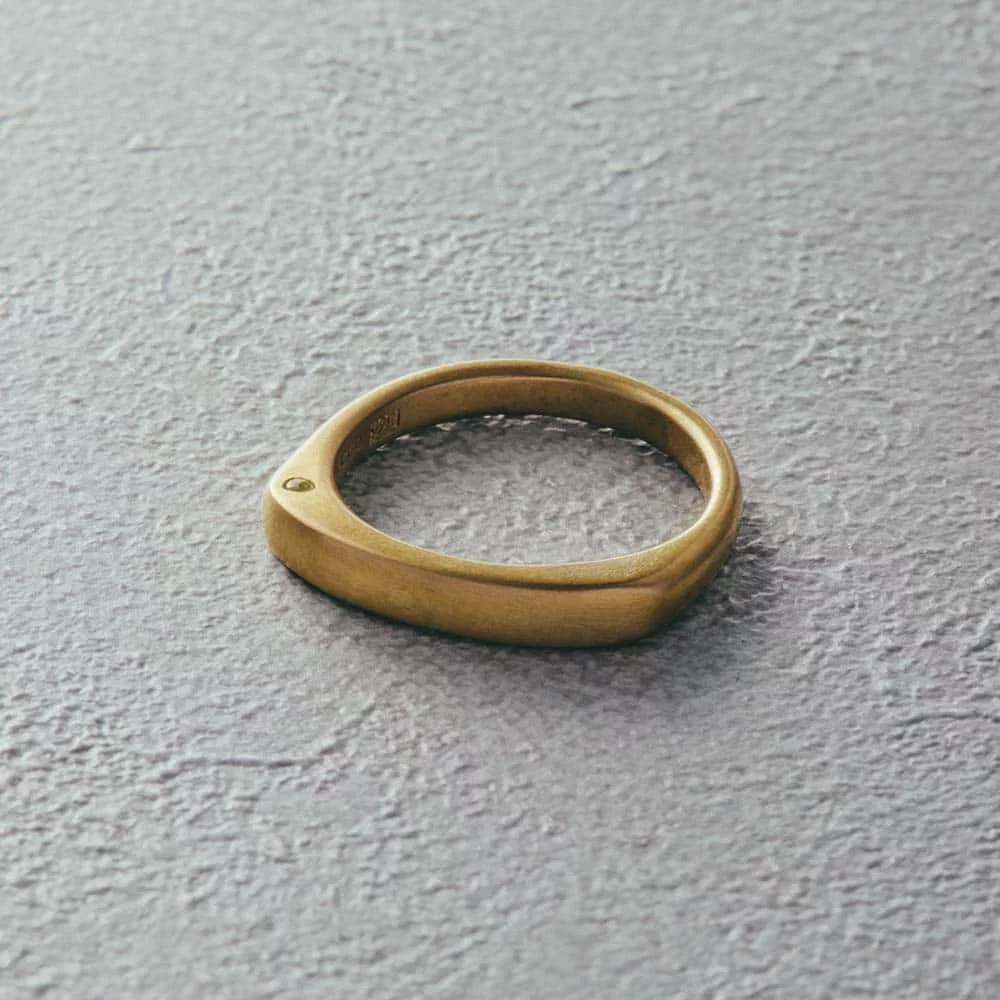 【パシュ】サイドストーンリング 3mm 画像 6