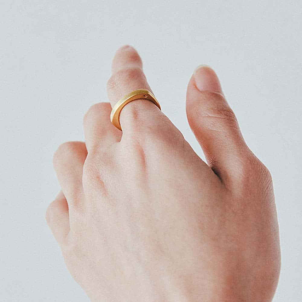 【パシュ】サイドストーンリング 3mm 画像 35