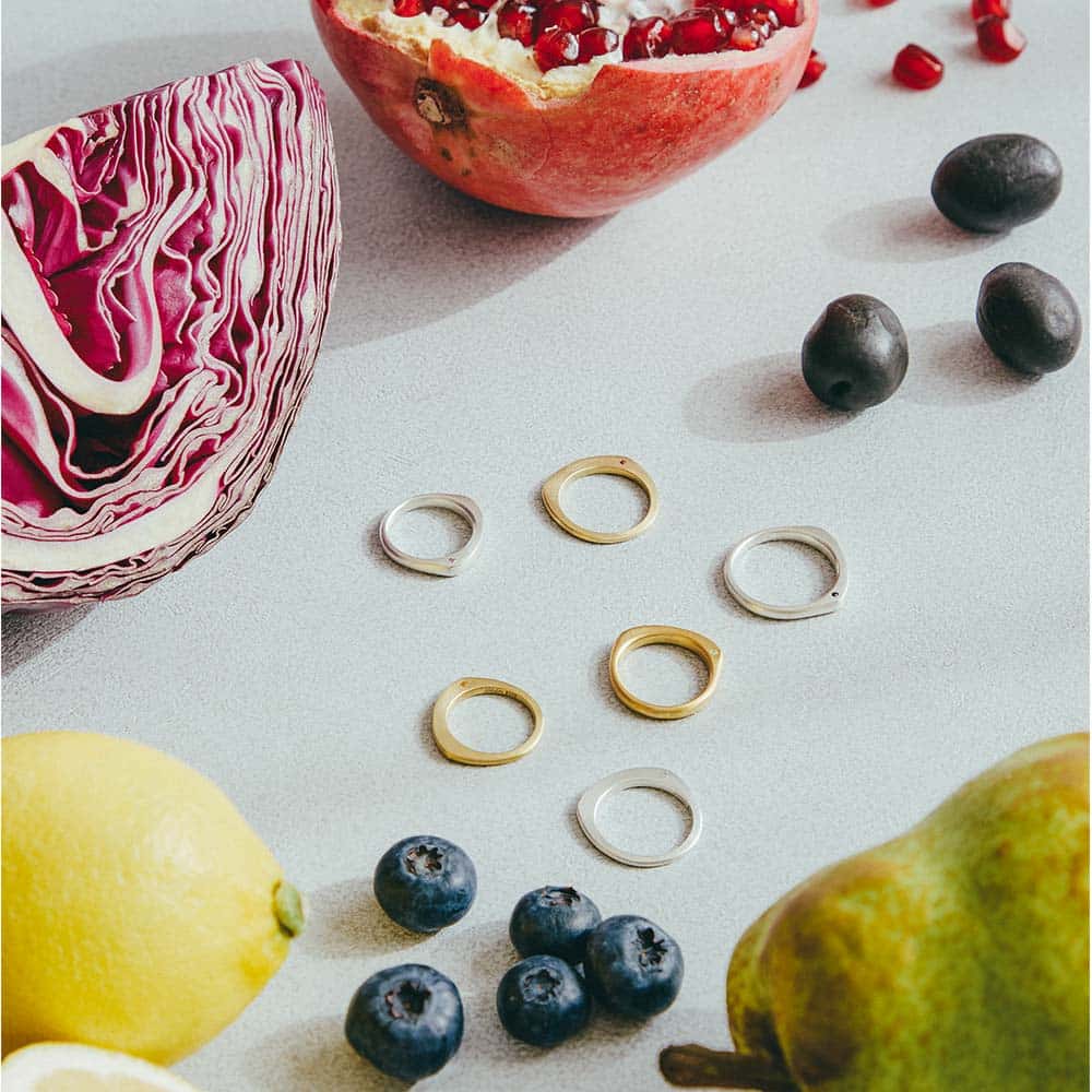 【パシュ】サイドストーンリング 3mm 画像 25