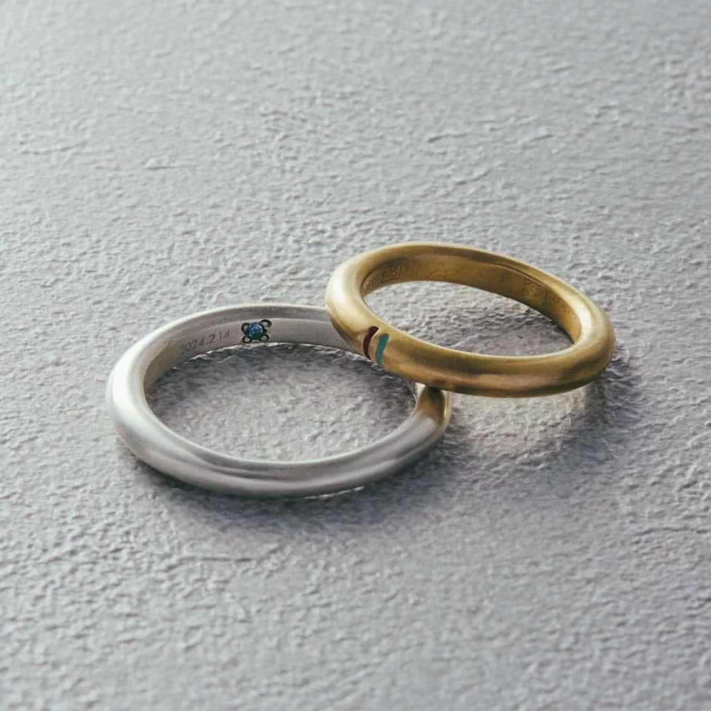 商品画像 【フィリ】ライン＆インナーストーンリング 3mm